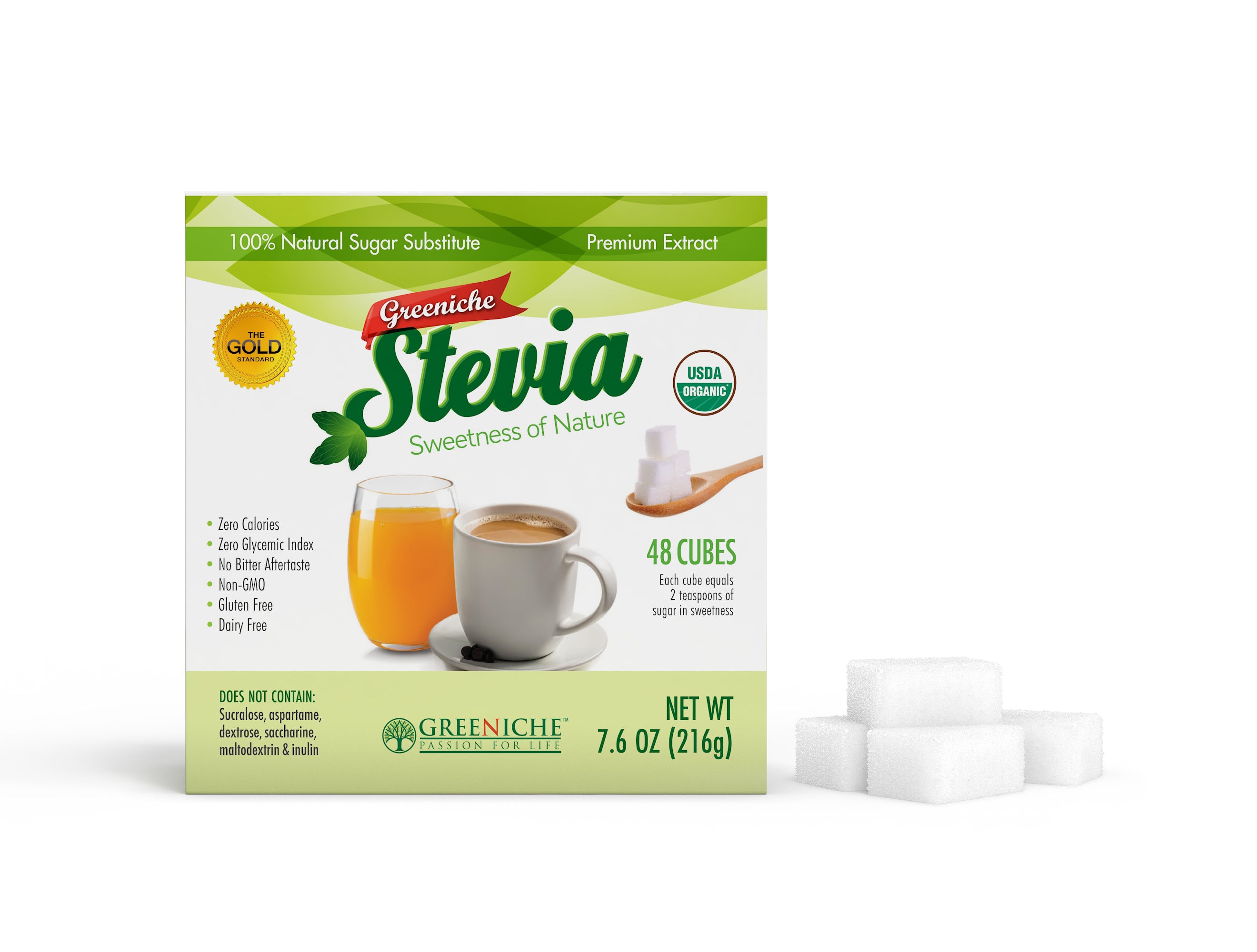 Greeniche Natural-Stevia en comprimé (100 caps)